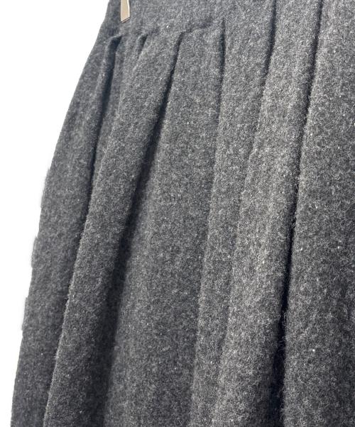 COMME des GARCONS COMME des GARCONS（コムデギャルソン コムデギャルソン）COMME des GARCONS COMME des GARCONS (コムデギャルソン コムデギャルソン) ウール ロング スカート グレー サイズ:Sの古着・服飾アイテム