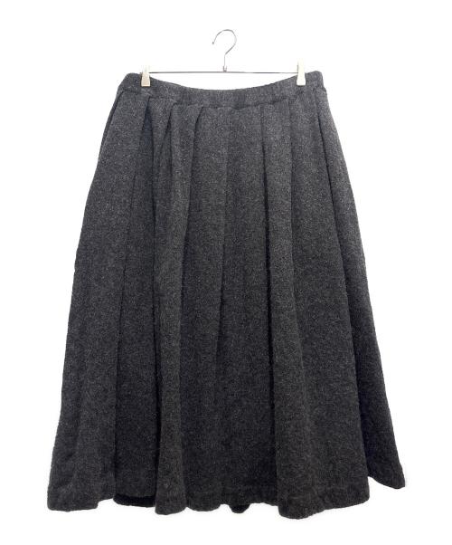 COMME des GARCONS COMME des GARCONS（コムデギャルソン コムデギャルソン）COMME des GARCONS COMME des GARCONS (コムデギャルソン コムデギャルソン) ウール ロング スカート グレー サイズ:Sの古着・服飾アイテム
