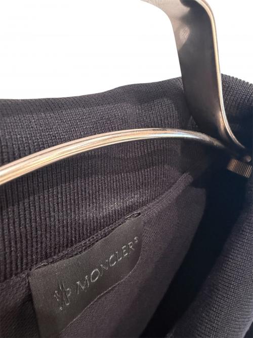 MONCLER（モンクレール）MONCLER (モンクレール) ポロシャツ ブラック サイズ:XLの古着・服飾アイテム