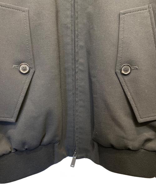 DSQUARED2（ディースクエアード）DSQUARED2 (ディースクエアード) 23AW ストレッチウールボンバージャケット ブラック サイズ:46の古着・服飾アイテム