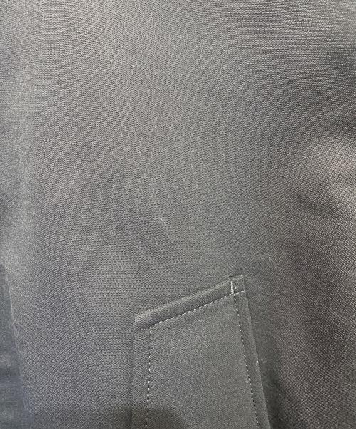 DSQUARED2（ディースクエアード）DSQUARED2 (ディースクエアード) 23AW ストレッチウールボンバージャケット ブラック サイズ:46の古着・服飾アイテム