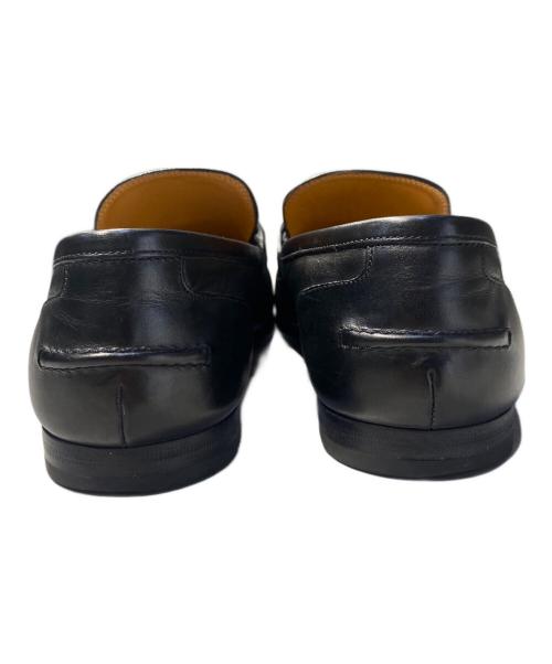GUCCI（グッチ）GUCCI (グッチ) ヨルダ―ンホースビットローファー ブラック サイズ:7の古着・服飾アイテム