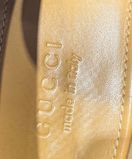 GUCCI（グッチ）GUCCI (グッチ) ヨルダ―ンホースビットローファー ブラック サイズ:7の古着・服飾アイテム