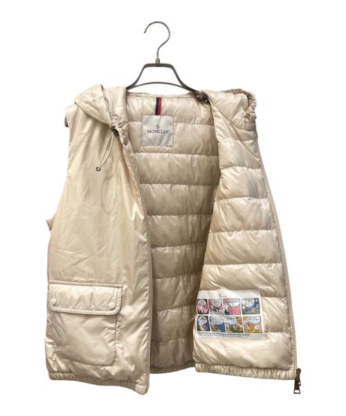 MONCLER（モンクレール）MONCLER (モンクレール) Lansette/ダウンベスト ベージュ サイズ:1の古着・服飾アイテム