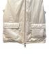 中古・古着 MONCLER (モンクレール) Lansette/ダウンベスト ベージュ サイズ:1：80000円