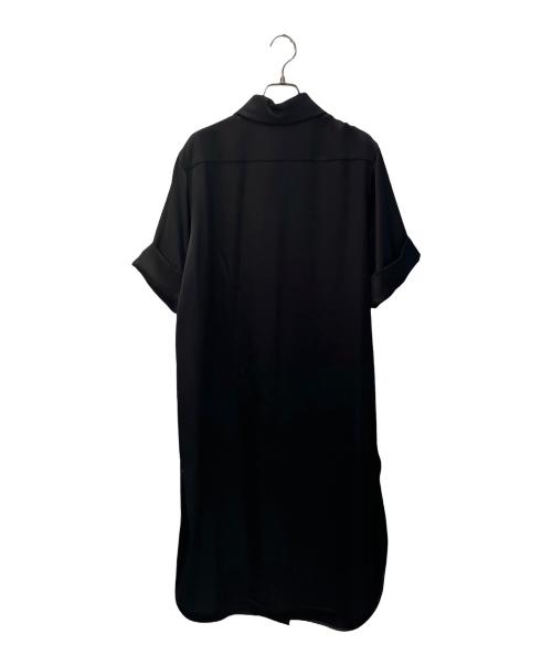 CHANEL（シャネル）CHANEL (シャネル) ココマークボタンシルクワンピース ブラック サイズ:34の古着・服飾アイテム