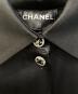 中古・古着 CHANEL (シャネル) ココマークボタンシルクワンピース ブラック サイズ:34：150000円