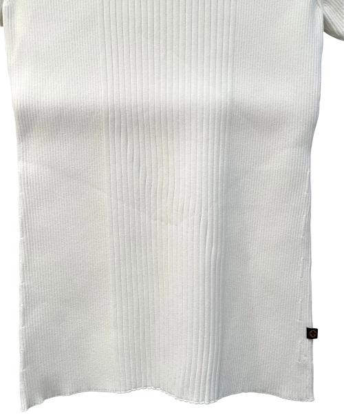 LOUIS VUITTON（ルイ ヴィトン）LOUIS VUITTON (ルイ ヴィトン) 袖モノグラムレースリブニット ホワイト サイズ:Ｓの古着・服飾アイテム