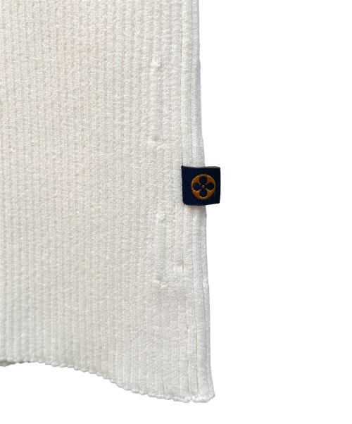 LOUIS VUITTON（ルイ ヴィトン）LOUIS VUITTON (ルイ ヴィトン) 袖モノグラムレースリブニット ホワイト サイズ:Ｓの古着・服飾アイテム