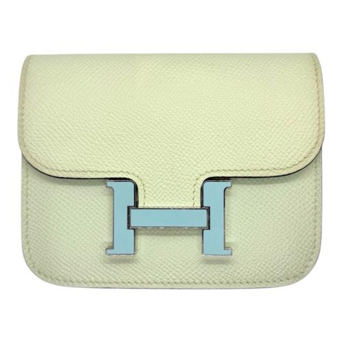 HERMES（エルメス）HERMES (エルメス) コンスタンススリム/コンパクトウォレット/ヴェールフィズ/エナメル金具/B刻印：2023 ヴェールフィズの古着・服飾アイテム