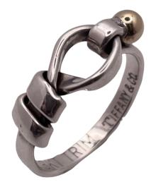 TIFFANY & Co.（ティファニー）の古着「ヴィンテージ フック&アイ リング」