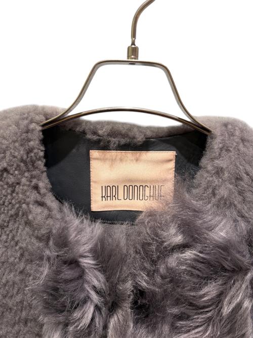 Karl Donoghue（カールドノヒュー）Karl Donoghue (カールドノヒュー) リアルムートンベスト グレー サイズ:XSの古着・服飾アイテム