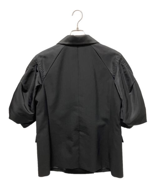 sacai（サカイ）sacai (サカイ) Nylon Twill Mix Jacket ブラック サイズ:1の古着・服飾アイテム