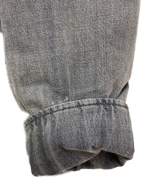 Maison Margiela（メゾンマルジェラ）Maison Margiela (メゾンマルジェラ) 中綿入りリサイクルデニムシャツ グレー サイズ:39の古着・服飾アイテム