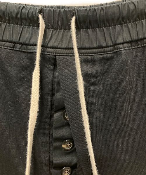 RICK OWENS（リックオウエンス）RICK OWENS (リック オウエンス) SIDE-STRIPE SWEATPANTS ブラック サイズ:46の古着・服飾アイテム