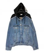 VETEMENTSヴェトモン）の古着「Artisanal Hooded Denim Jacket」｜インディゴ