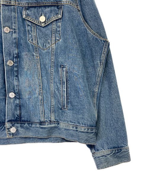 VETEMENTS（ヴェトモン）VETEMENTS (ヴェトモン) Artisanal Hooded Denim Jacket インディゴ サイズ:Sの古着・服飾アイテム