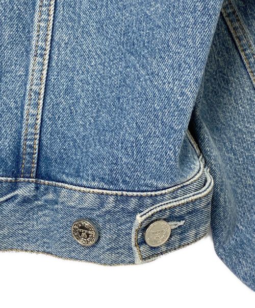 VETEMENTS（ヴェトモン）VETEMENTS (ヴェトモン) Artisanal Hooded Denim Jacket インディゴ サイズ:Sの古着・服飾アイテム