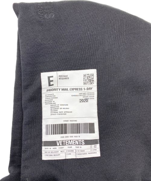 VETEMENTS（ヴェトモン）VETEMENTS (ヴェトモン) Artisanal Hooded Denim Jacket インディゴ サイズ:Sの古着・服飾アイテム