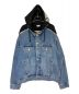 VETEMENTS（ヴェトモン）の古着「Artisanal Hooded Denim Jacket」｜インディゴ