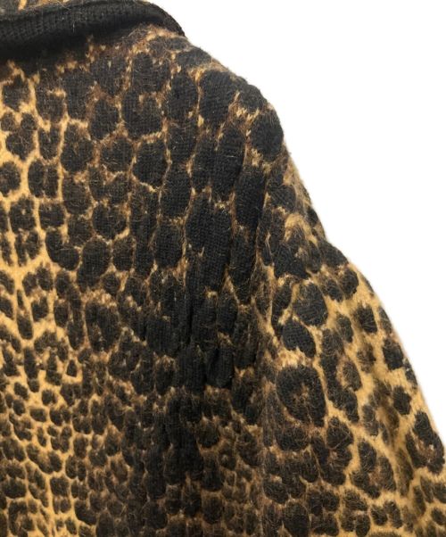 Saint Laurent Paris（サンローランパリ）Saint Laurent Paris (サンローランパリ) レオパードニットコート ブラウン サイズ:XSの古着・服飾アイテム