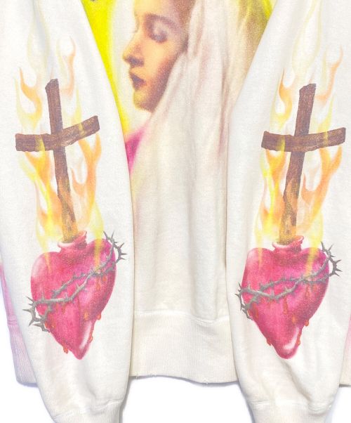 SAINT MICHAEL（セントマイケル）SAINT MICHAEL (セントマイケル) SWEAT SHIRT アイボリー サイズ:Mの古着・服飾アイテム