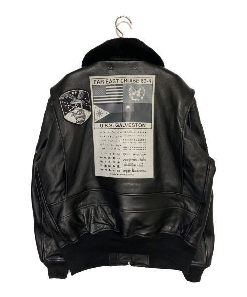 AVIREX（アヴィレックス）AVIREX (アヴィレックス) TOP GUN JACKET ブラック サイズ:XXLの古着・服飾アイテム