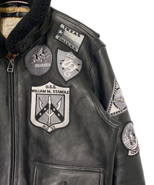 AVIREX（アヴィレックス）AVIREX (アヴィレックス) TOP GUN JACKET ブラック サイズ:XXLの古着・服飾アイテム