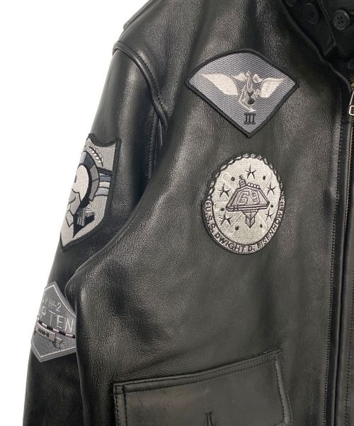 AVIREX（アヴィレックス）AVIREX (アヴィレックス) TOP GUN JACKET ブラック サイズ:XXLの古着・服飾アイテム