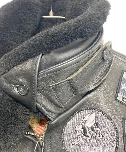 AVIREX（アヴィレックス）AVIREX (アヴィレックス) TOP GUN JACKET ブラック サイズ:XXLの古着・服飾アイテム