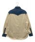 CELINE (セリーヌ) デニム切替ウエスタンシャツ アイボリー×インディゴ サイズ:XS：42000円