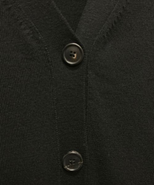 LOEWE（ロエベ）LOEWE (ロエベ) アナグラムミニエンブロイダリーカーディガン ブラック サイズ:Sの古着・服飾アイテム