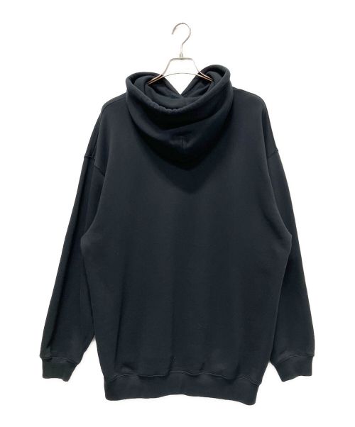 BALENCIAGA（バレンシアガ）BALENCIAGA (バレンシアガ) レインボーBBロゴプルオーバーパーカー ブラック サイズ:XSの古着・服飾アイテム