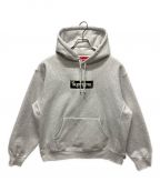 SUPREMEシュプリーム）の古着「Box Logo Hooded Sweatshirt」｜ライトグレー