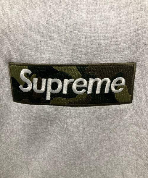 SUPREME（シュプリーム）SUPREME (シュプリーム) Box Logo Hooded Sweatshirt ライトグレー サイズ:Sの古着・服飾アイテム