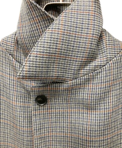 AURALEE（オーラリー）AURALEE (オーラリー) DOUBLE FACE CHECK LONG COAT サイズ:4の古着・服飾アイテム
