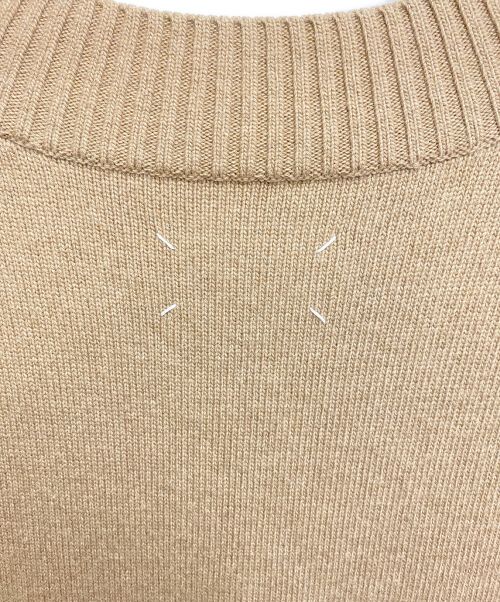 Maison Margiela（メゾンマルジェラ）Maison Margiela (メゾンマルジェラ) 22SS サイドオープンVネックニットベスト カーキ サイズ:Lの古着・服飾アイテム