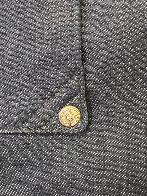 CHROME HEARTS（クロムハーツ）CHROME HEARTS (クロムハーツ) デニムジャケット ネイビー サイズ:Mの古着・服飾アイテム