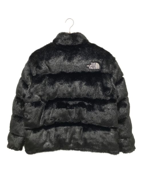SUPREME（シュプリーム）SUPREME (シュプリーム) THE NORTH FACE (ザ ノース フェイス) Faux Fur Nuptse Jacket ブラック サイズ:Lの古着・服飾アイテム