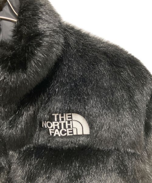 SUPREME（シュプリーム）SUPREME (シュプリーム) THE NORTH FACE (ザ ノース フェイス) Faux Fur Nuptse Jacket ブラック サイズ:Lの古着・服飾アイテム