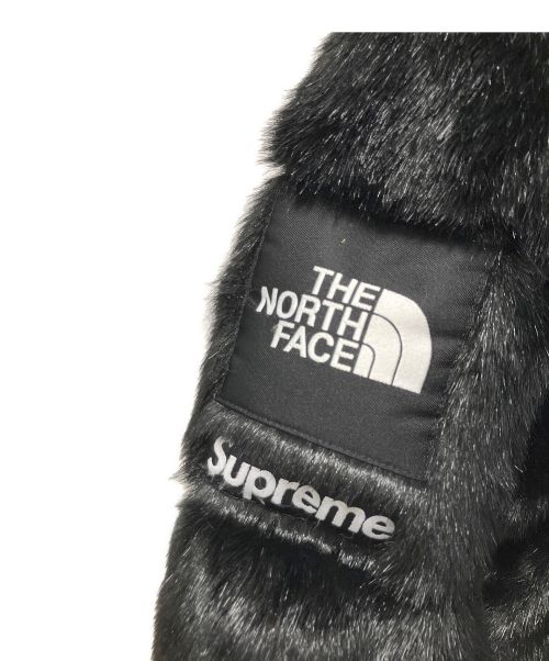 SUPREME（シュプリーム）SUPREME (シュプリーム) THE NORTH FACE (ザ ノース フェイス) Faux Fur Nuptse Jacket ブラック サイズ:Lの古着・服飾アイテム