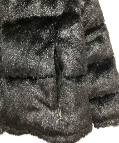 SUPREME（シュプリーム）SUPREME (シュプリーム) THE NORTH FACE (ザ ノース フェイス) Faux Fur Nuptse Jacket ブラック サイズ:Lの古着・服飾アイテム