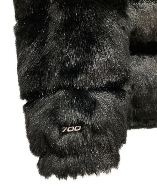 SUPREME（シュプリーム）SUPREME (シュプリーム) THE NORTH FACE (ザ ノース フェイス) Faux Fur Nuptse Jacket ブラック サイズ:Lの古着・服飾アイテム