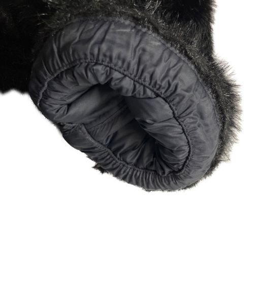 SUPREME（シュプリーム）SUPREME (シュプリーム) THE NORTH FACE (ザ ノース フェイス) Faux Fur Nuptse Jacket ブラック サイズ:Lの古着・服飾アイテム
