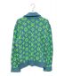 LOUIS VUITTON (ルイ ヴィトン) モノグラム柄シグネチャー ウール ニットカーディガン スカイブルー サイズ:XL：140000円
