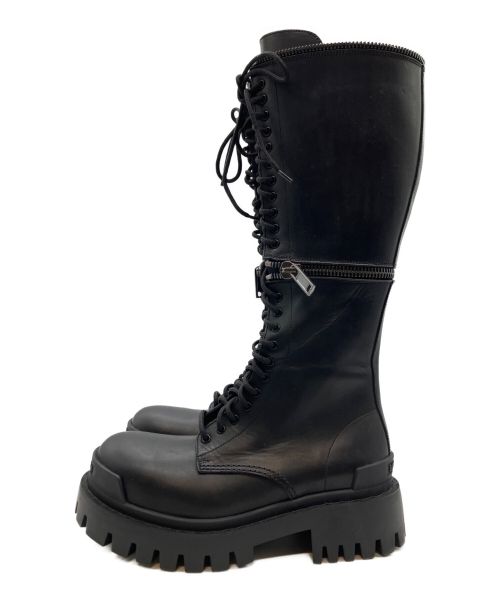 BALENCIAGA（バレンシアガ）BALENCIAGA (バレンシアガ) マスター サイハイ ブーツ ブラック サイズ:35の古着・服飾アイテム