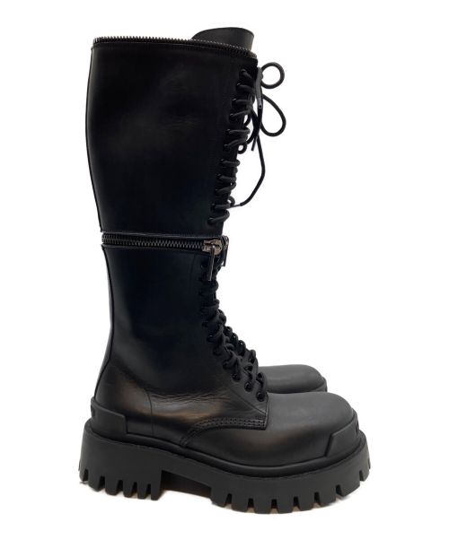 BALENCIAGA（バレンシアガ）BALENCIAGA (バレンシアガ) マスター サイハイ ブーツ ブラック サイズ:35の古着・服飾アイテム