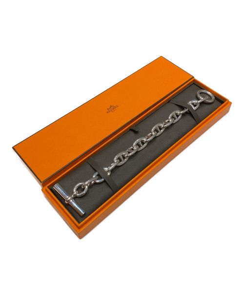 HERMES（エルメス）HERMES (エルメス) シェーヌダンクル ブレスレット TGM シルバー サイズ:TGM 未使用品の古着・服飾アイテム