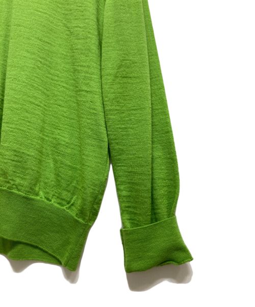 COMME des GARCONS（コムデギャルソン）COMME des GARCONS (コムデギャルソン) THE BEATLES CDG V-Neck Sweater グリーン サイズ:Lの古着・服飾アイテム