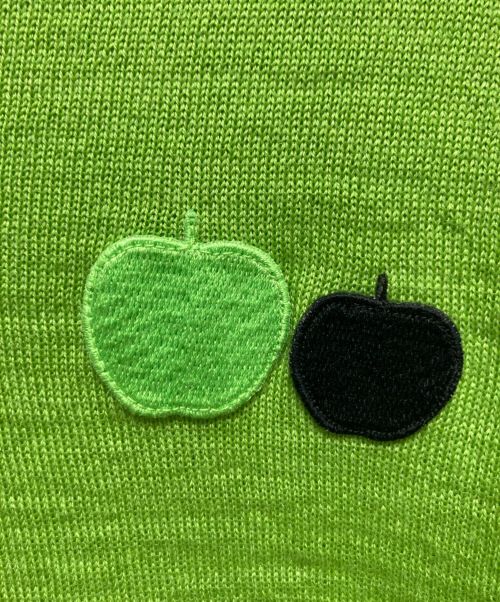 COMME des GARCONS（コムデギャルソン）COMME des GARCONS (コムデギャルソン) THE BEATLES CDG V-Neck Sweater グリーン サイズ:Lの古着・服飾アイテム